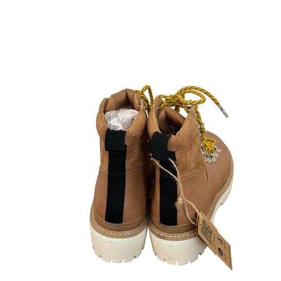 Cool Planet Size 10 by Steve Madden Womens Lace Up Tan Boots - Picture 9 of 9